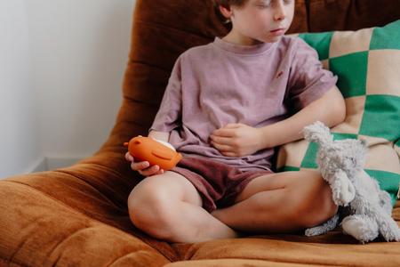 Rainbow breathing for kids