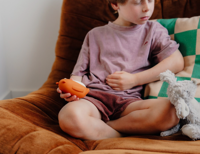 Rainbow breathing for kids