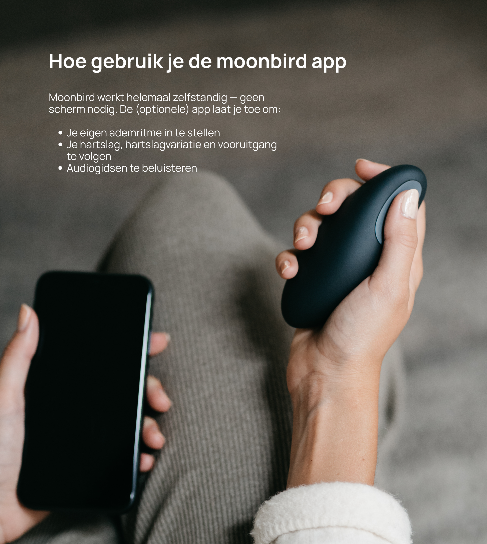 Hoe gebruik je de moonbird app [nl]